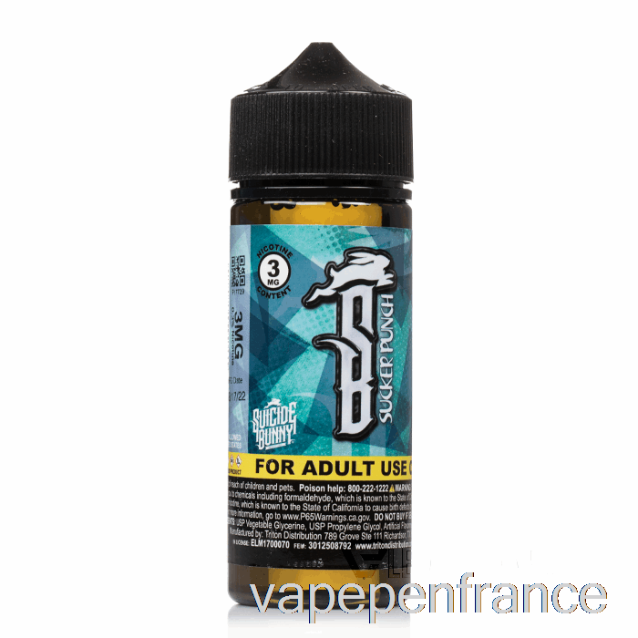 Sucker Punch - Lapin Suicide - Stylo Vape 120 Ml 0 Mg